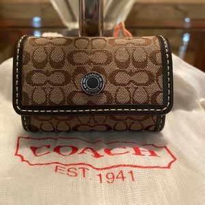 Coach Monogram Contact Lens Travel Case